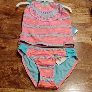 NWT Breaking Waves Tankini Swimsuit Size 4 & 6